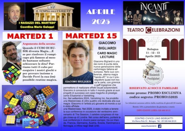 Circolare di Aprile 2025 retro