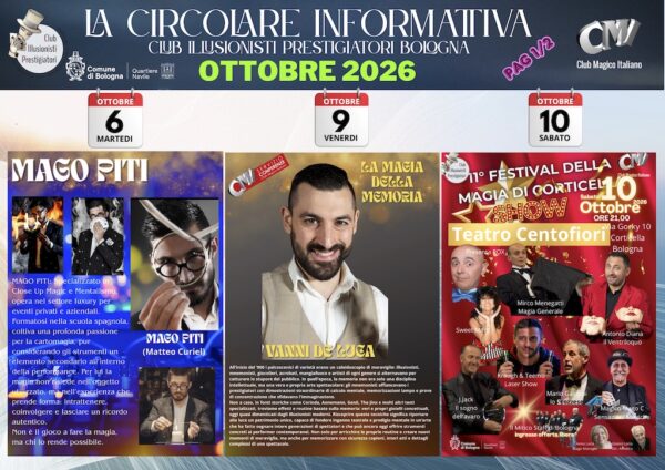 Circolare di Ottobre 2026 fronte
